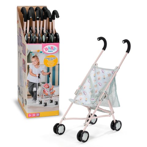 Zapf BABY born Stroller with Bag Jungle Leļļu ratiņi