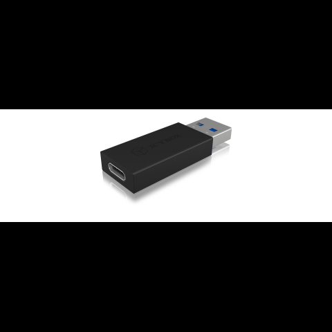 Icy Box IB-CB015 USB Type-C 3.1 (Gen 2) USB Type-A 3.1 (Gen 2) Melns