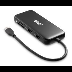 Club 3D CLUB3D CSV-2551 dokstacija Vadu USB Veids-C Melns
