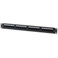 Techly Patch Panel UTP 24 Ports RJ45 Cat.5E I-PP 24-RU-C5ET