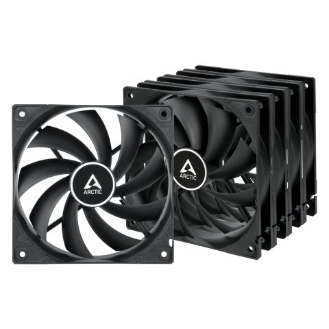 Arctic Cooling ARCTIC F12 Корпус компьютера Вентилятор 12 cm Черный 5 шт