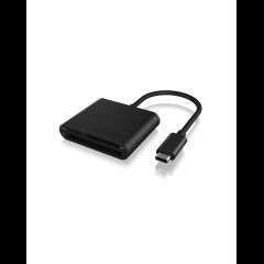 Icy Box IB-CR301-C3 card reader USB 3.2 Gen 1 (3.1 Gen 1) Type-C Black