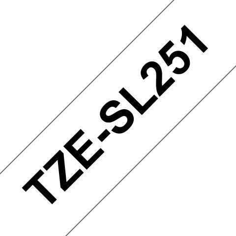 Brother TZESL251 marķēšanas lenta Melns uz balta