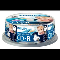 Philips CR7D5JB25/00 tukšs kompaktdisks CD-R 700 MB 52x