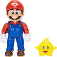 Jakks Pacific The Super Mario Galaxy Movie Mario 5" / 12.7cm Action Figure with Access…