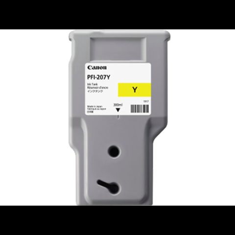 Canon PFI-207 Y tintes kārtridžs 1 pcs Oriģināls Dzeltens