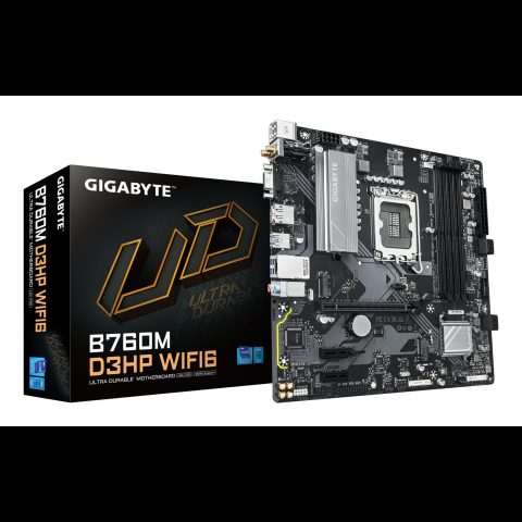 Gigabyte B760M D3HP WIFI6 mātes plate Intel B760 Express LGA 1700 mikro ATX