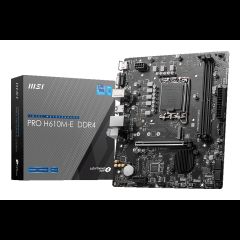 MSI PRO H610M-E DDR4 mātes plate Intel H610 LGA 1700 mikro ATX