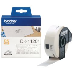 Brother DK-11201 marķēšanas lenta Melns uz balta