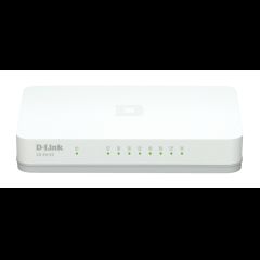 D-Link GO-SW-8G/E network switch Unmanaged Gigabit Ethernet (10/100/1000) White
