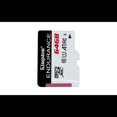 Kingston Technology High Endurance 64 GB MicroSD UHS-I Klases 10