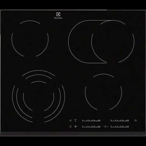 Electrolux EHF6547FXK hob Black Built-in 4 zone(s)