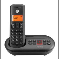 Motorola E211 DECT telefons Zvanītāja ID Melns