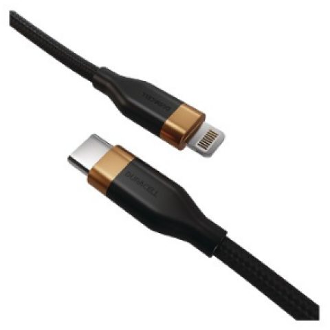 Duracell DRU5014A кабель с разъемами Lightning 1 m Черный