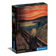Clementoni Museum Collection Munch The Scream Puzle 1000 pcs Māksla