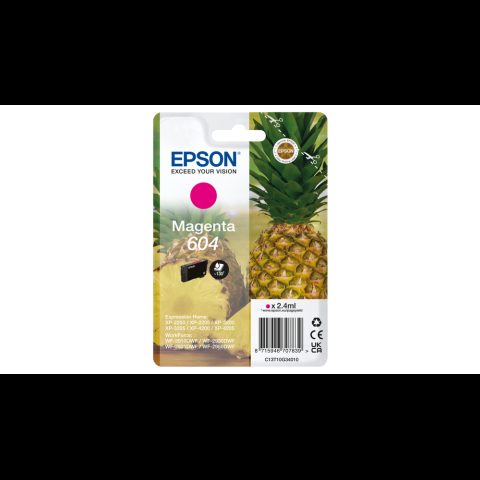 Epson 604 tintes kārtridžs 1 pcs Saderība Standarta produktivitāte Fuksīns