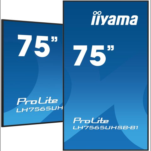 Iiyama LH7565UHSB-B1 ceļrāžu displejs Kioska dizains 189