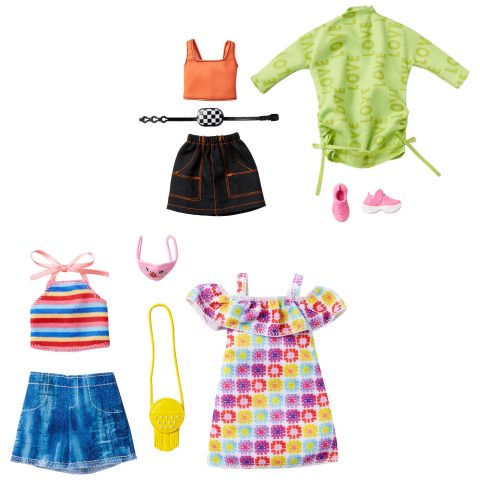 Mattel Barbie Fashionistas GWF04 leļļu aksesuārs Lelles drēbju komplekts