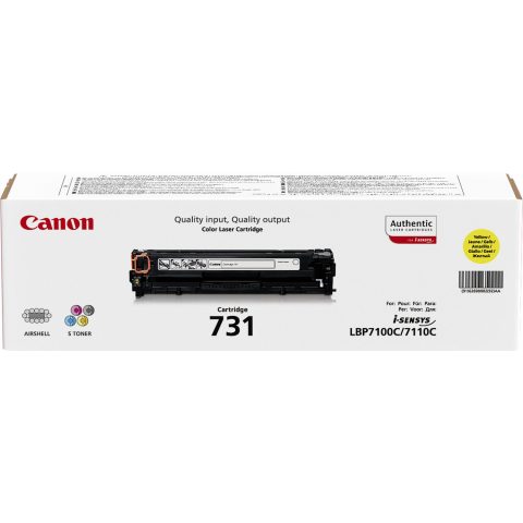 Canon 731 tonera kārtridžs 1 pcs Oriģināls Dzeltens
