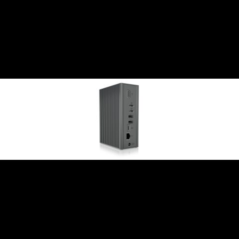Icy Box IB-DK2262AC Vadu USB 3.2 Gen 1 (3.1 Gen 1) Type-C Antracīts