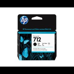 Hewlett Packard (HP) HP 712 80-ml Black DesignJet Ink Cartridge