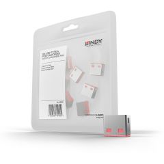 Lindy 40460 porta bloķētājs USB Type-A Rozā Akrilonitrilbutadiēnstirēnterpolim…
