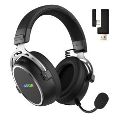 Hator Hypergang 3 Wireless Austiņas Bezvadu Speļu USB Type-C / USB Type-A Blue…