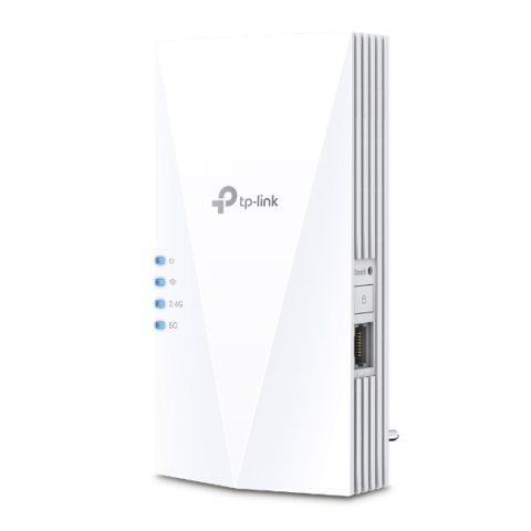 TP-Link RE500X tīkla pagarinātājs Tīkla raidītājs un uztvērējs Balts 1000 Mbit/s