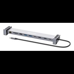 Manhattan 190398 dokstacija Vadu USB 3.2 Gen 1 (3.1 Gen 1) Type-C Pelēks