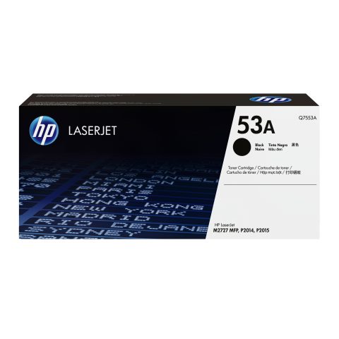 Hewlett Packard (HP) HP LaserJet Q7553A melnas krāsas printera kasetne