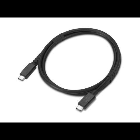 Lenovo 4X91U94413 USB kabelis USB4 Gen 3x2 1 m USB C 40 Gbit/s Melns