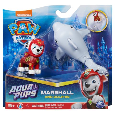 Spin Master PAW Patrol PAW VHC Hero Pups Aqua Marshall GML