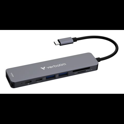Verbatim 32158 interfeisa centrmezgls USB 3.2 Gen 1 (3.1 Gen 1) Type-C 5000 Mbit/…