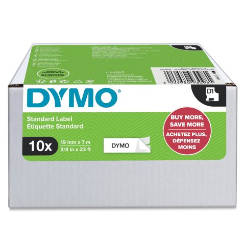Dymo Value Pack Balts Pašlīmējošās printera uzlīmes