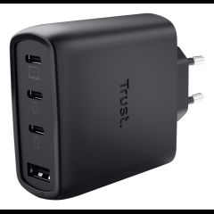Trust Maxo 65W Универсальная Черный Кабель переменного тока Быстрая зарядка Дл…