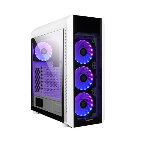 Chieftec GL-03W-OP datoru korpuss & statnis Midi Tower Balts