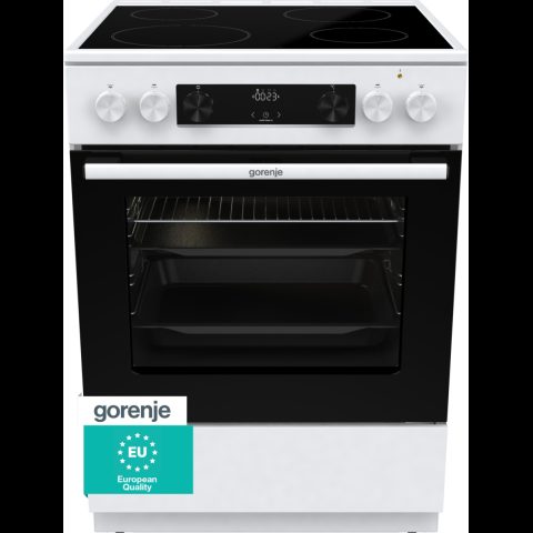 Gorenje GEC6C40WD Freestanding cooker Electric Ceramic hob White