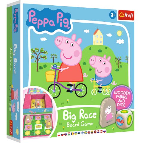Trefl Peppa Pig Big Race Galda spēle Ātrumsacīkstes