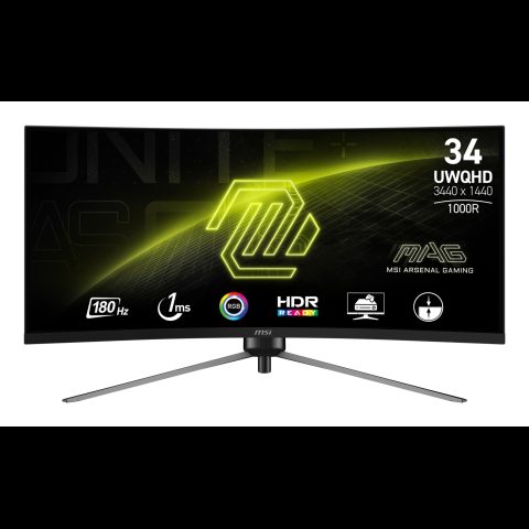 MSI MAG 345CQR computer monitor 86.4 cm (34") 3440 x 1440 pixels UltraWide D…