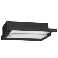 Gorenje TH60E3B cooker hood Semi built-in (pull out) Black 350 m³/h
