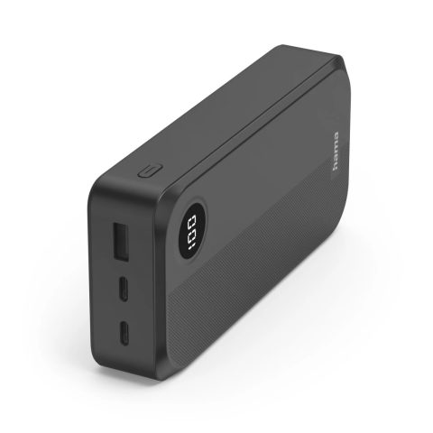 Hama 00201755 ārējais akumulators Litija polimērs (LiPo) 20000 mAh Melns