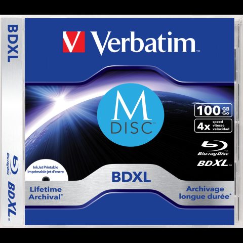 Verbatim 43833 lasīt/rakstīt blue-ray disks (BD) BDXL 100 GB 1 pcs