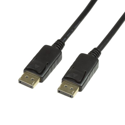 LogiLink CV0077 DisplayPort kabelis 10 m Melns