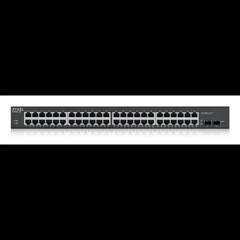 Zyxel GS1900-48HPv2 Vadīts L2 Gigabit Ethernet (10/100/1000) Power over Ethern…
