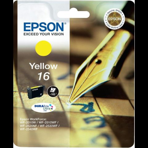 Epson Pen and crossword Singlepack Yellow 16 DURABrite Ultra Ink