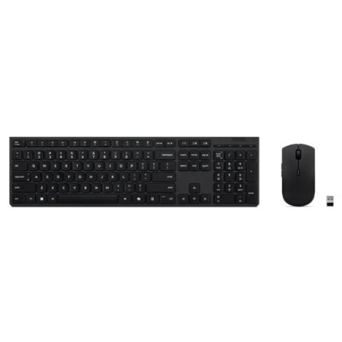 Беспроводная перезаряжаемая клавиатура и мышь Lenovo Professional