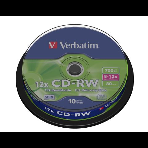 Verbatim CD-RW 12x 700 MB 10 pcs