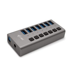 I-tec U3CHARGEHUB7 PDA/mobīlo telefonu lādētājs Universāls Pelēks AC Ātrā uzlā…