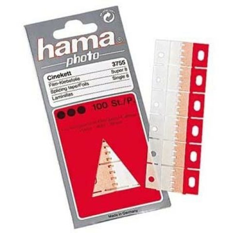 Hama Film Splicing Tape Cinekett līmplēve 100 pcs Sarkans