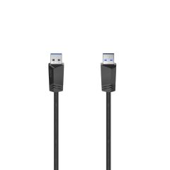 Hama 00200624 USB cable 1.5 m USB A 5 Gbit/s Black